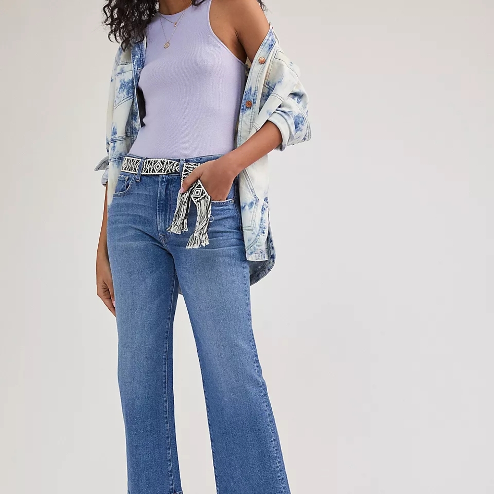 Edwin Ultra High-Rise Straight Ankle Jeans Women's 27 - Picture 2 of 15